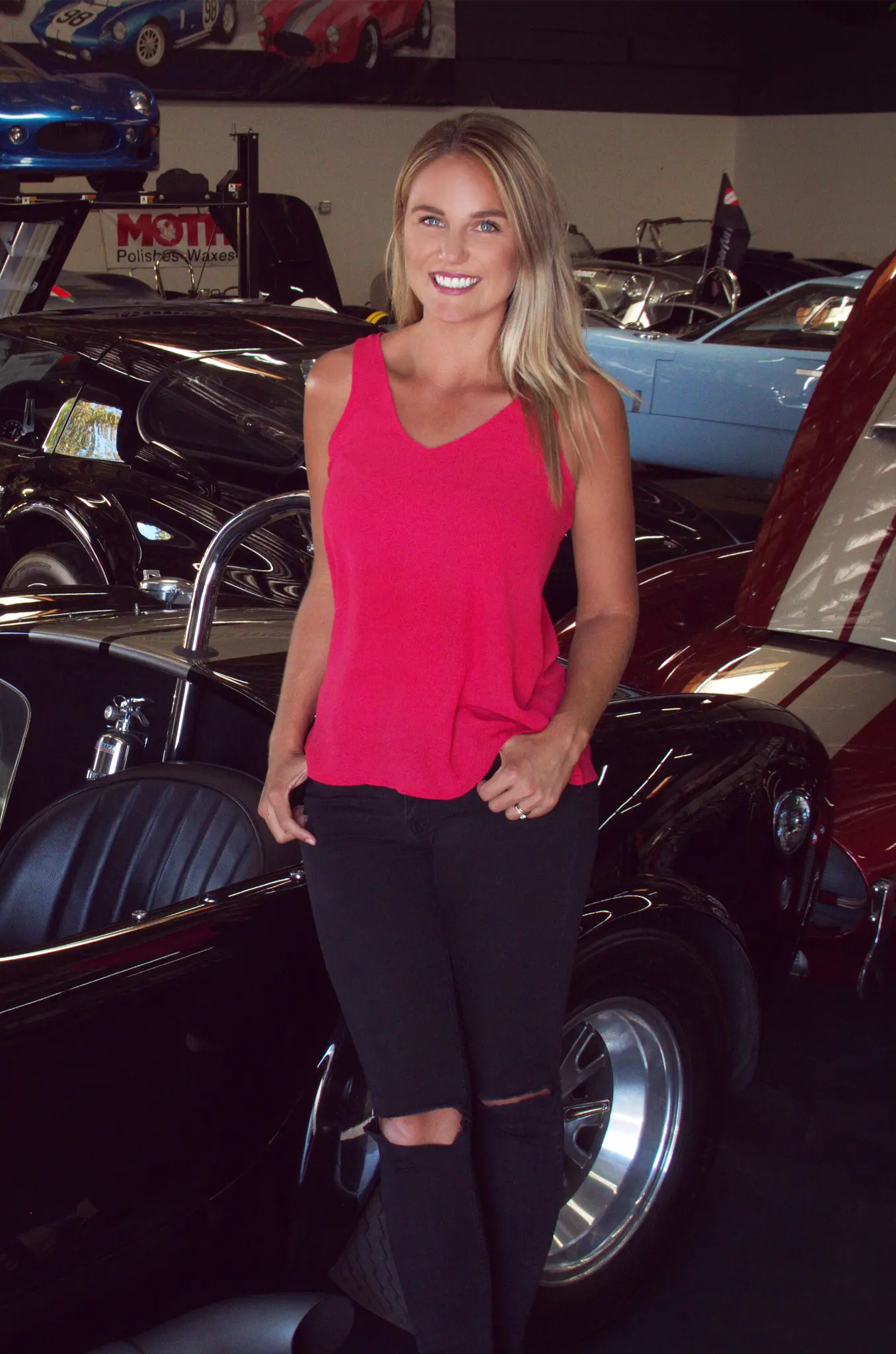 Host Amber Wyatt from AWE's Boys Toys on AWE