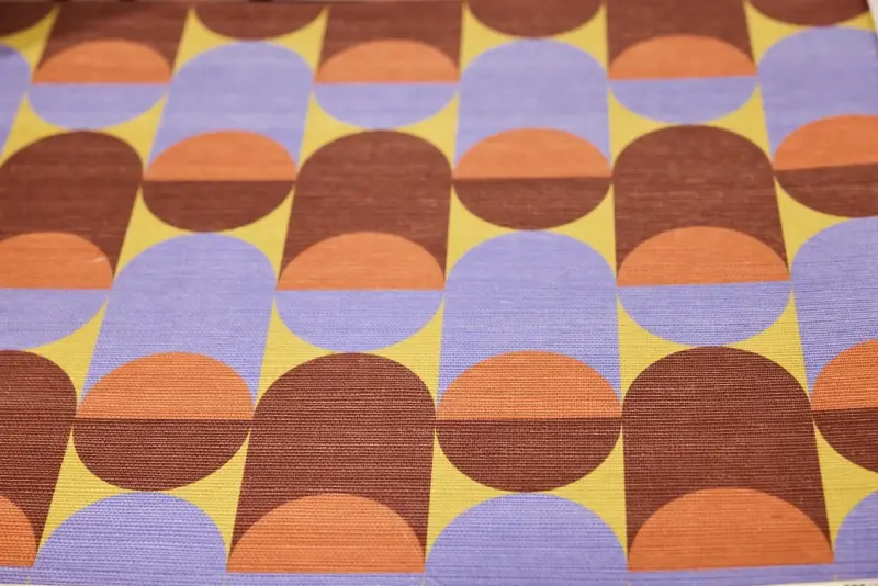 A retro design by Livette’s Wallpaper. (Tony Favarula/NeoCon 2025 via AP)