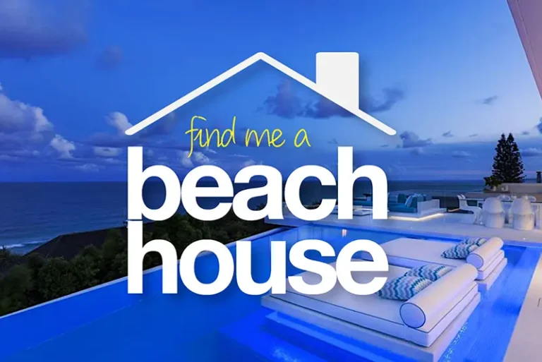 Branding logo for Find Me a Beach House on AWE