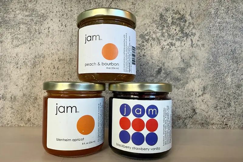 A variety of jams from We Love Jam. (Katie Workman via AP)