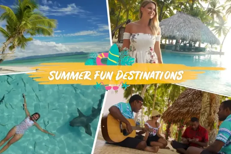 Branding logo for Summer Fun Destinations on AWE