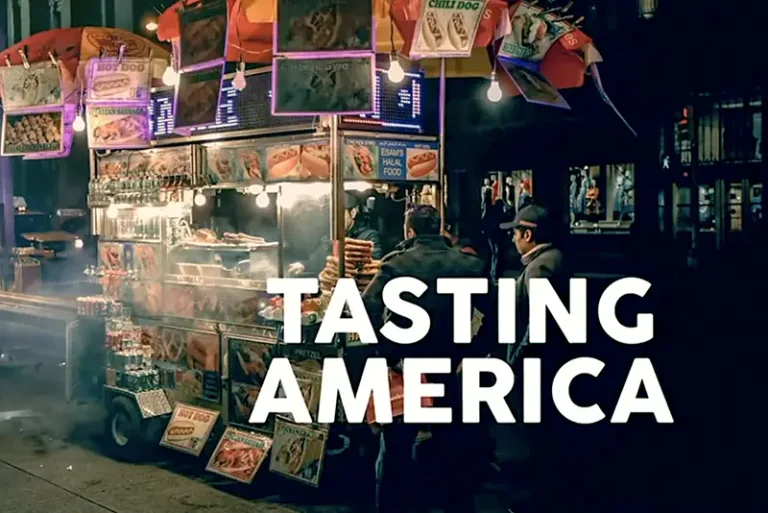 Branding logo for Tasting America on AWE